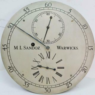 Antique 19thc English 8 Day Silvered Dial Precision Regulator Longcase Clock
