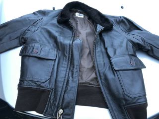 Us Navy Leather Type G - 1 Flyers Jacket Size 42 Mil - J - 7823e (as) Cooper