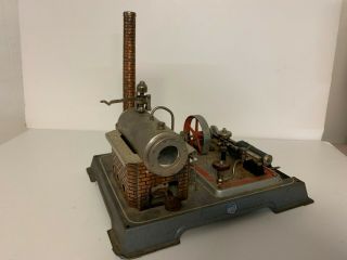 Large Vintage Wilesco Stationary Live Steam Engine C4.  In Usa