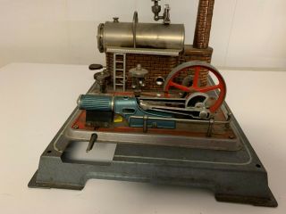 Large Vintage Wilesco Stationary Live Steam Engine C4.  in USA 5