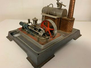 Large Vintage Wilesco Stationary Live Steam Engine C4.  in USA 6