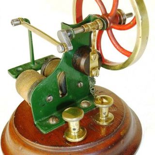 Antique Victorian Style DC Electrical Mechanical Rocker Motor Engine Model 8