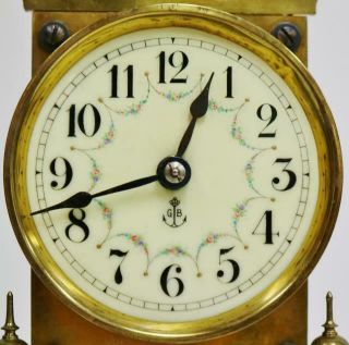 Antique Gustav Becker 400 Day Anniversary Torsion Clock Under Glass Dome 6