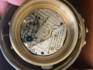 Marine navigation Chronometer antique WWII watch clock by Hamilton Watch Company 7
