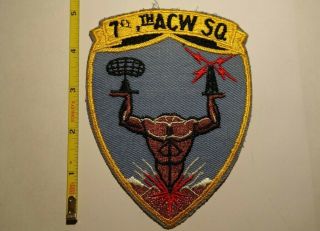 Extremely Rare Unfinished 794th Aircraft Control And Warning Squadron Patch.