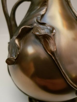 Art Nouveau Vase Water Jug By Past Times Bronze Effect ‘ VERONESE pattern 2005 10