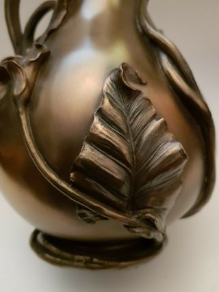 Art Nouveau Vase Water Jug By Past Times Bronze Effect ‘ VERONESE pattern 2005 12