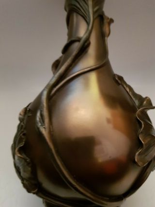 Art Nouveau Vase Water Jug By Past Times Bronze Effect ‘ VERONESE pattern 2005 8