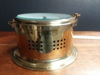 Schatz 8 Day 11 Jewels 1881 Royal Mariner Brass Ships Bell Clock 4