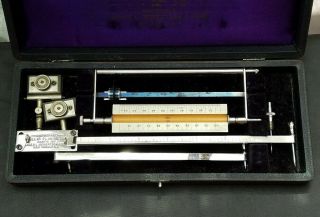Antique Improved Willis Planimeter w/Case - 1901 - Mfg James L.  Robertson & Sons 2