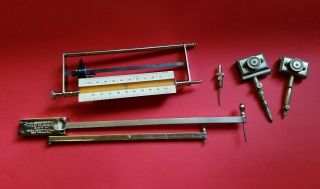 Antique Improved Willis Planimeter w/Case - 1901 - Mfg James L.  Robertson & Sons 3