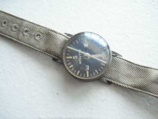 Vintage U.  S.  Military " Waltham " Wrist Compass,  1950 