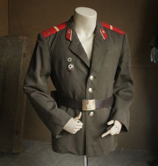 Ussr Soviet Russian Military Army Medical Doctor Uniform Jacket,  Belt,  Badges