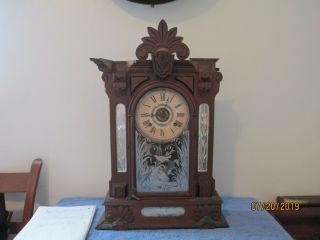 Wm.  L.  Gilbert Amphion Alarm Kitchen/parlor Clock Parts/repair