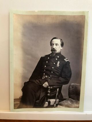 Civil War Albumen - Lt.  Col.  Arthur C.  Ducat,  12th Illinois