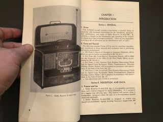 1954 Cold War Era TM 11 - 877 Radio Receiver R - 520/URR 3