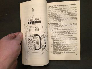 1954 Cold War Era TM 11 - 877 Radio Receiver R - 520/URR 9
