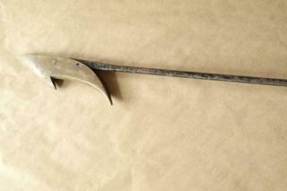 Vintage Curved Bronze Brass Toggle Head Whaling Maritime Harpoon 2