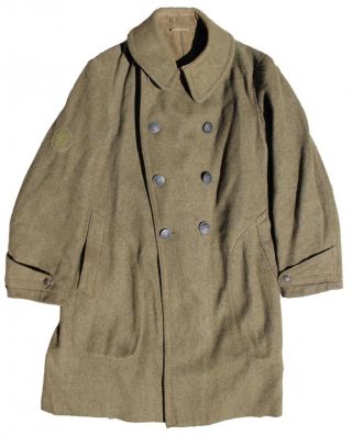 Us Wwi Aef Overcoat Dated March 1918