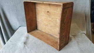 Vintage Antique Sunny Monday Soap Box Wood Crate 2