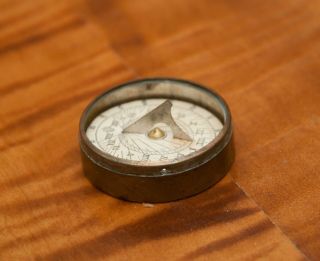 RARE Antique Magnetic Time Keeper & Compass,  D.  L.  Smith,  Patent AUG.  23 1870 4