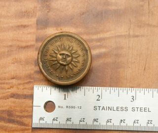 RARE Antique Magnetic Time Keeper & Compass,  D.  L.  Smith,  Patent AUG.  23 1870 7