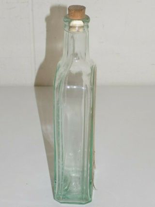 Antique Watkins Cough Remedy Bottle With Label Alcohol Heroin Chloroform Medical 9