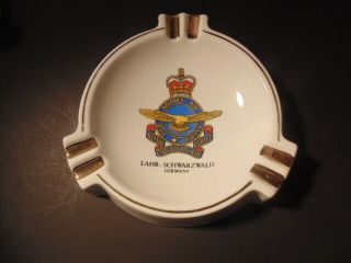Rcaf,  Royal Canadian Air Force Ashtray,  Lahr Germany.