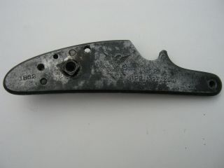 U.  S.  Model 1861 Springfield Musket Lockplate Dated 1862 With Bridle Tumbler