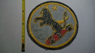 Extremely Rare 1950 ' s USAF 10th Bombardment Squadron Patch. 2