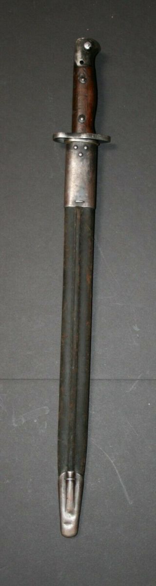 Vintage WWI Wilkinson 1907 Bayonet w Sheath 5
