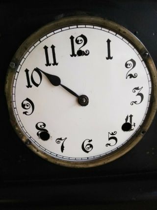 ANTIQUE 19th Century Sessions Mantle Clock 5