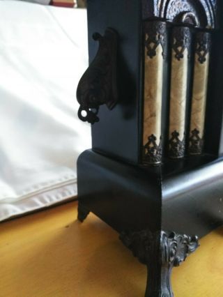 ANTIQUE 19th Century Sessions Mantle Clock 8