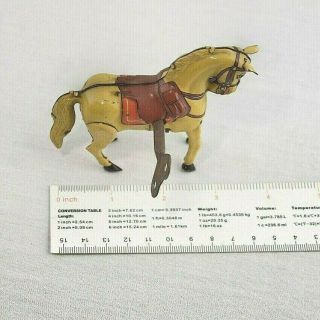 Antique Windup Mechanical Metal/Tin Horse from Germany - 5