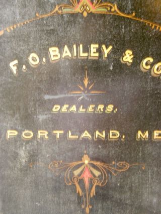 Antique Hall ' s Safe & Lock Bank Door FO Bailey & Company Portland Maine 1880 ' s 7