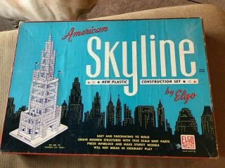 Vintage Elgo American Skyline Building Kit Set 95 1950s