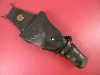 Wwi Us Army Aef M1912 Leather Swivel Holster Colt M1911.  45acp Pistol - Ria 1914