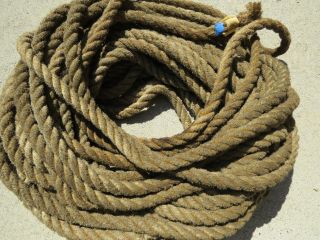 (r 274) 1,  1/8 Inch X 180 Feet Manila Rope Anchor Rode Mooring Line Mannila