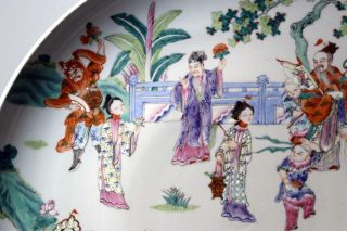 Large Antique Chinese Porcelain Charger Plate Qainlong Kangxi Republic 10