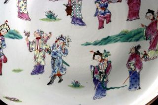 Large Antique Chinese Porcelain Charger Plate Qainlong Kangxi Republic 6