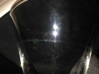 Rare Large STEUBEN Crystal Glass Signed 11.  5 