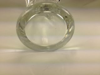 Rare Large STEUBEN Crystal Glass Signed 11.  5 