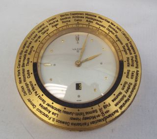 Vintage Luxor Wind Up World Time Clock - Spares/repairs - B52