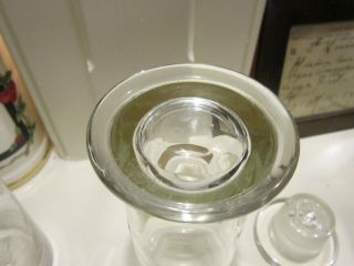 Apothecary Glass Display Bottle Pharmacy Show Globe Chemical Specimen Jar Pontil 8