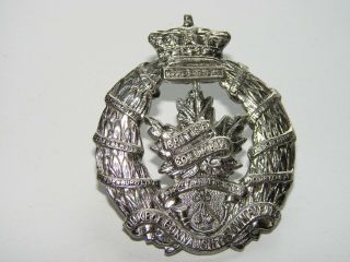 Canada Pre Ww2 Cap Badge The British Columbia Regiment,  Single Battle Honour