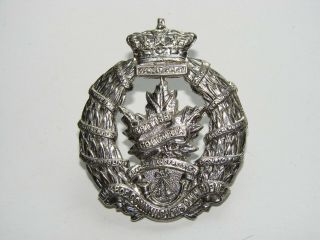 Canada Pre WW2 Cap Badge The British Columbia Regiment,  single battle honour 3