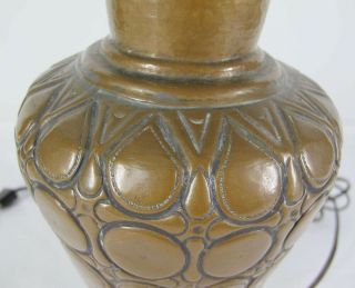 Antique c 1910 - 15 Arts & Crafts Hammered Copper Lamp Attrb Lillian Palmer yqz 10