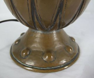 Antique c 1910 - 15 Arts & Crafts Hammered Copper Lamp Attrb Lillian Palmer yqz 7