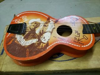 Roy Rogers And Trigger Guitar with Box Jefferson Musical Toys 2