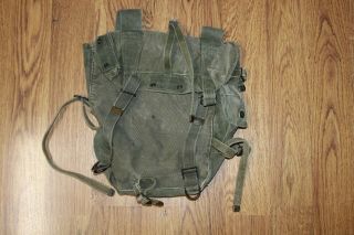 Us Military Ww2 Korea Vietnam M1945 Field Pack Backpack Upper Rucksack Ac26